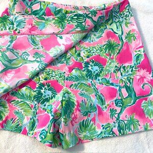 Lilly Pulitzer Wrap Shorts Skort Size 0